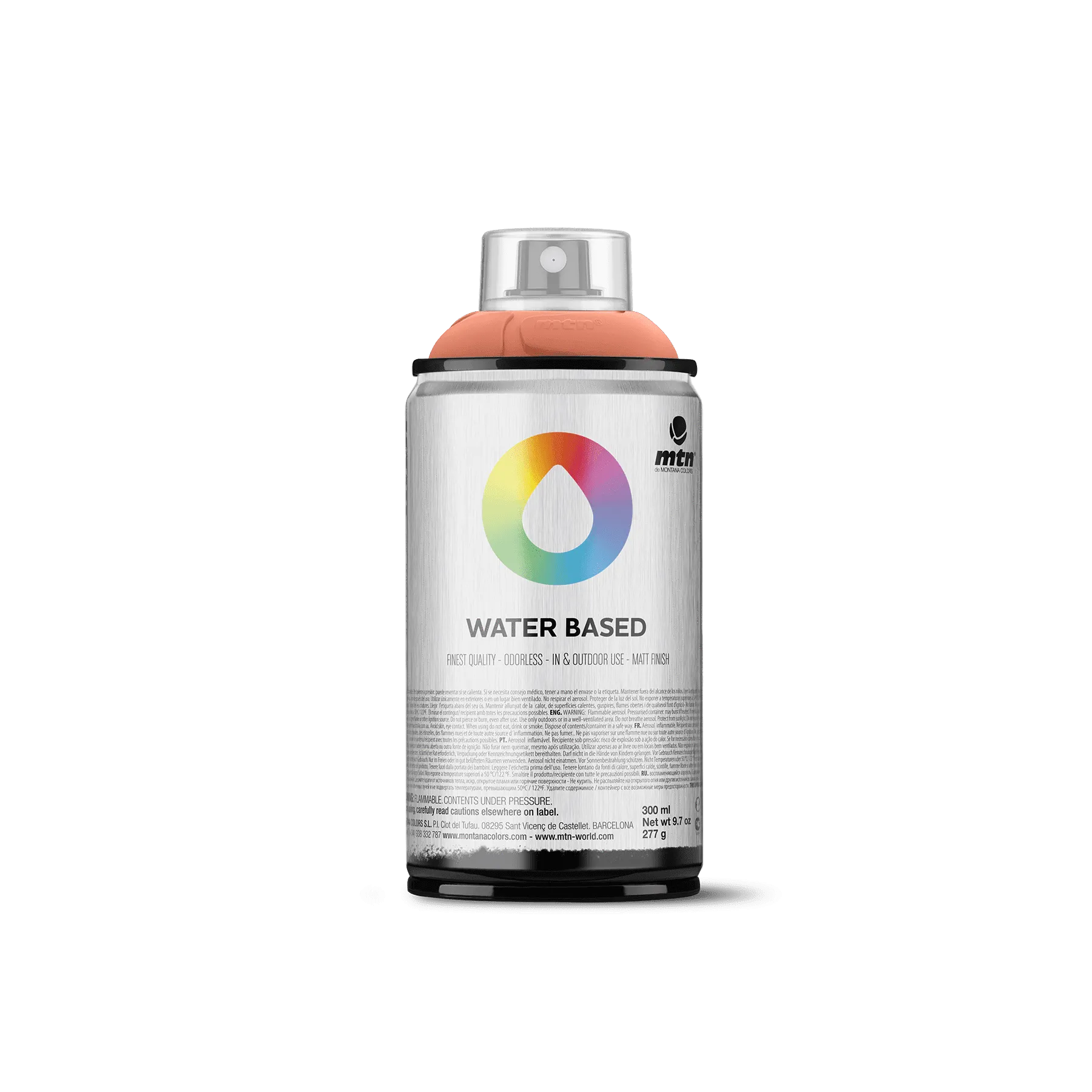MTN Water Based 300 Spray Paint - Cadmium Red Light (WRV-223)