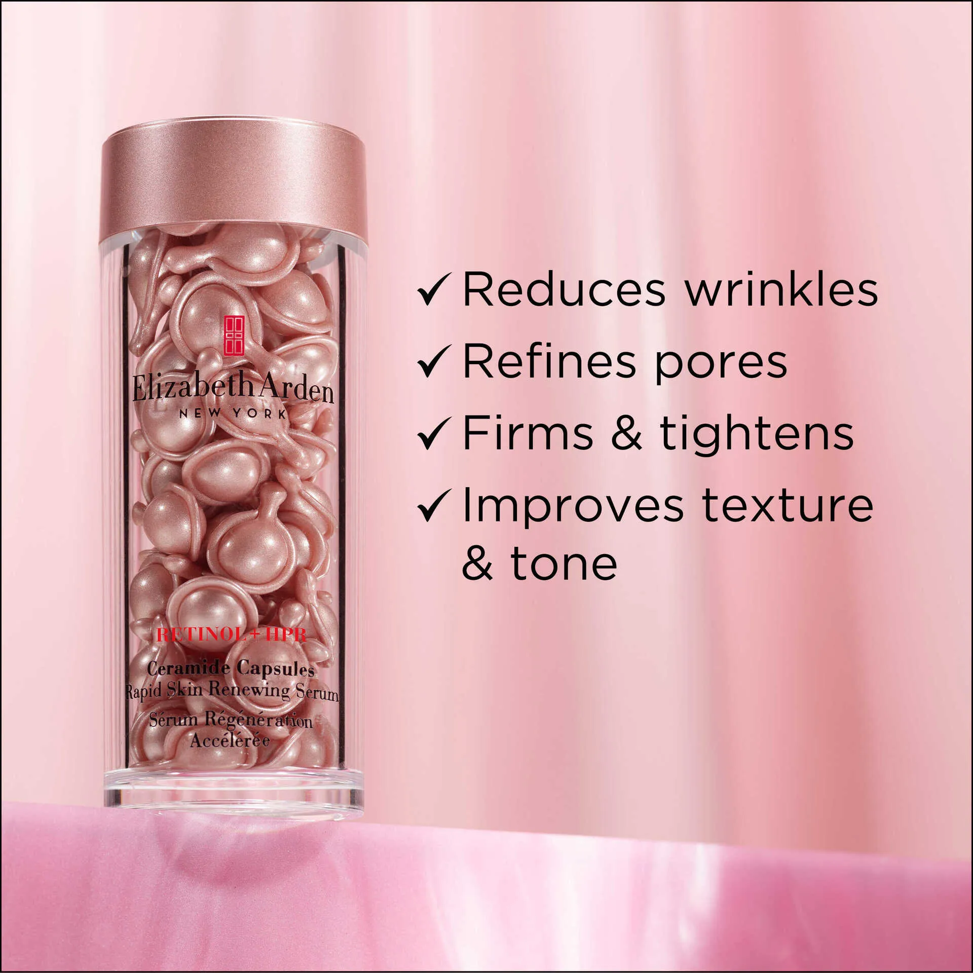 Retinol   HPR Ceramide Capsules Rapid Skin Renewing Serum Set 120 Pieces